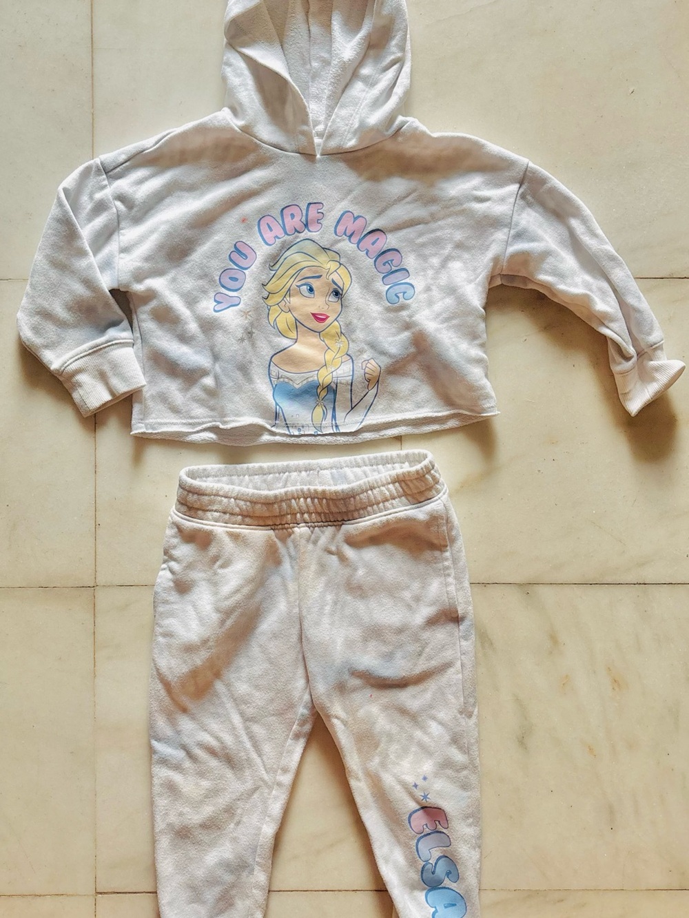 Disney's Frozen Elsa You Are Magic Hoodie and Jogger Set - 4T